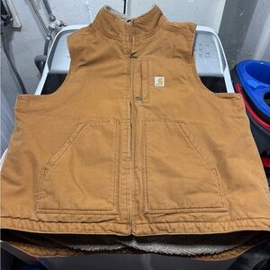 Carhartt Tan Sherpa Fleece Vest